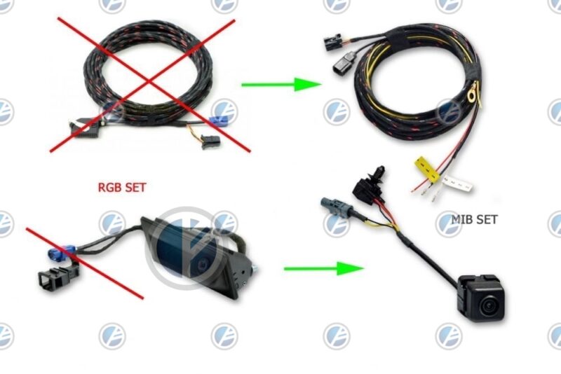 Genuine Volkswagen OEM Retrofit Kit – Rear View Camera (Low) MIB – T5 ...