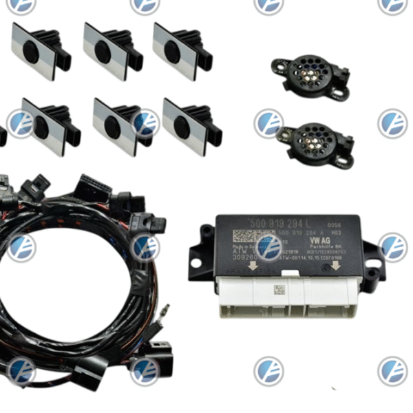 Genuine Skoda OEM Retrofit Kit - OPS Parking Sensors – Front + Rear – Superb 3V