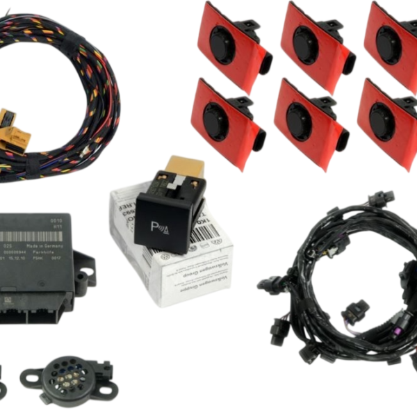 Genuine Volkswagen OEM Retrofit Kit - OPS Parking Sensors – Front + Rear – Amarok 2H