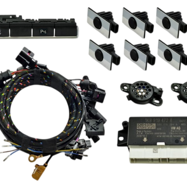 Genuine Volkswagen OEM Retrofit Kit - OPS Parking Sensors – Front + Rear – Sharan 7N Facelift